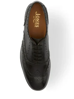 Jones Bootmaker Black Men’s Leather Lace Smart Shoes