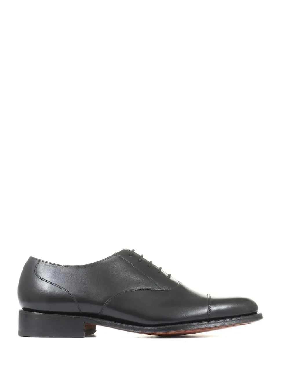 Jones Bootmaker Black Men’s Leather Wide-Fit Lace Smart Shoes