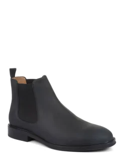 Jones Bootmaker Black Mens Debden Leather Chelsea Boots