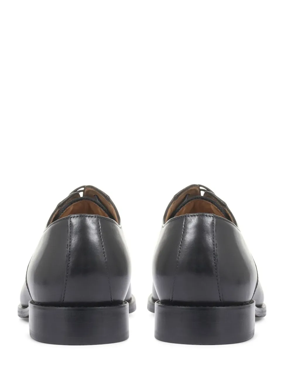 Jones Bootmaker Black Regular Fit Men’s Leather Lace Smart Shoes