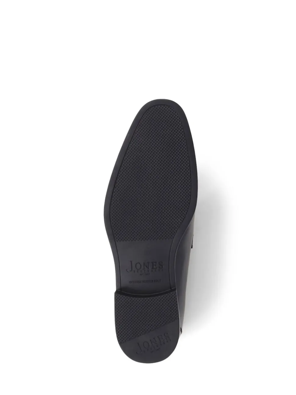 Jones Bootmaker Black Rushden Leather Penny Loafers