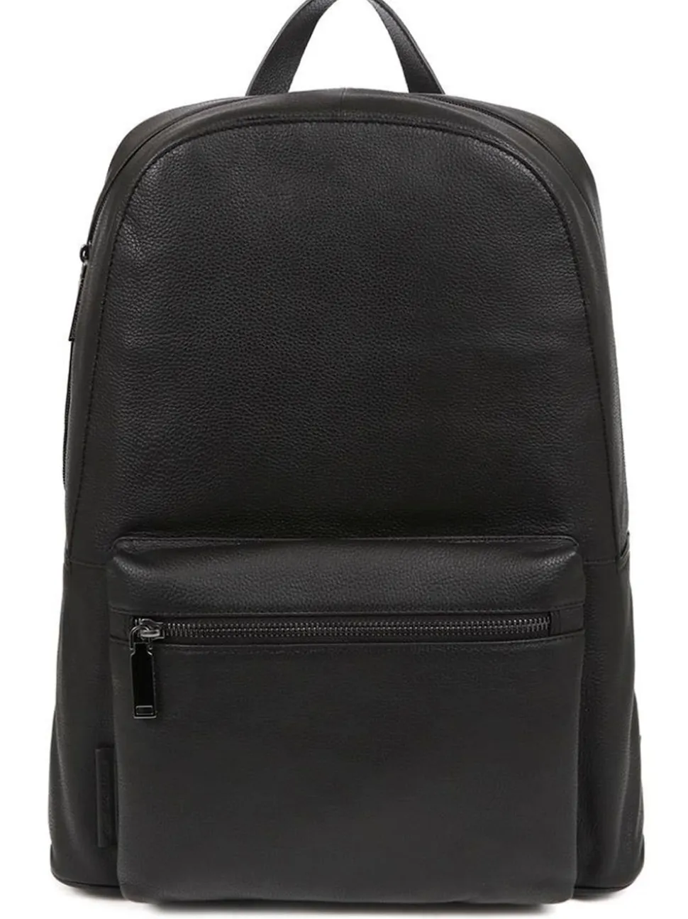 Jones Bootmaker Black Vally Leather Backpack