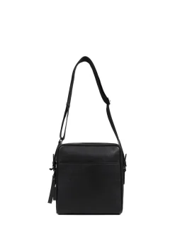Jones Bootmaker Black Vincent Leather Shoulder Bag