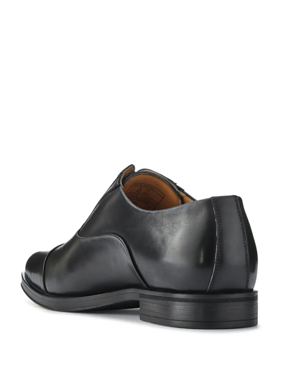 Jones Bootmaker Black Wide-Fit Men’s Leather Lace Smart Shoes