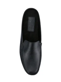 Jones Bootmaker Black Zethan Full Slippers