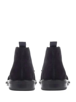 Jones Bootmaker Blue Deacon Suede Chukka Boots