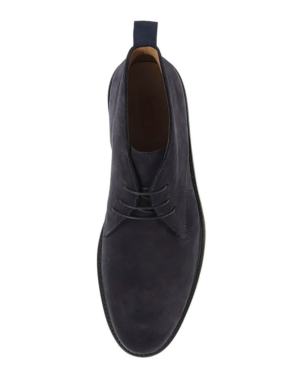 Jones Bootmaker Blue Deacon Suede Chukka Boots