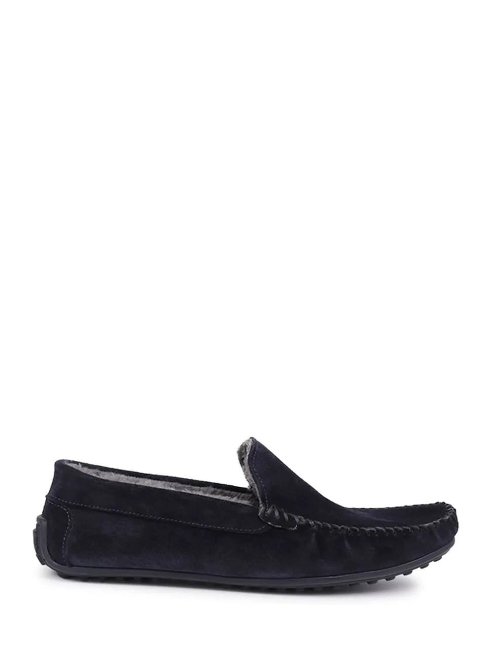 Jones Bootmaker Blue Zain Suede Slippers