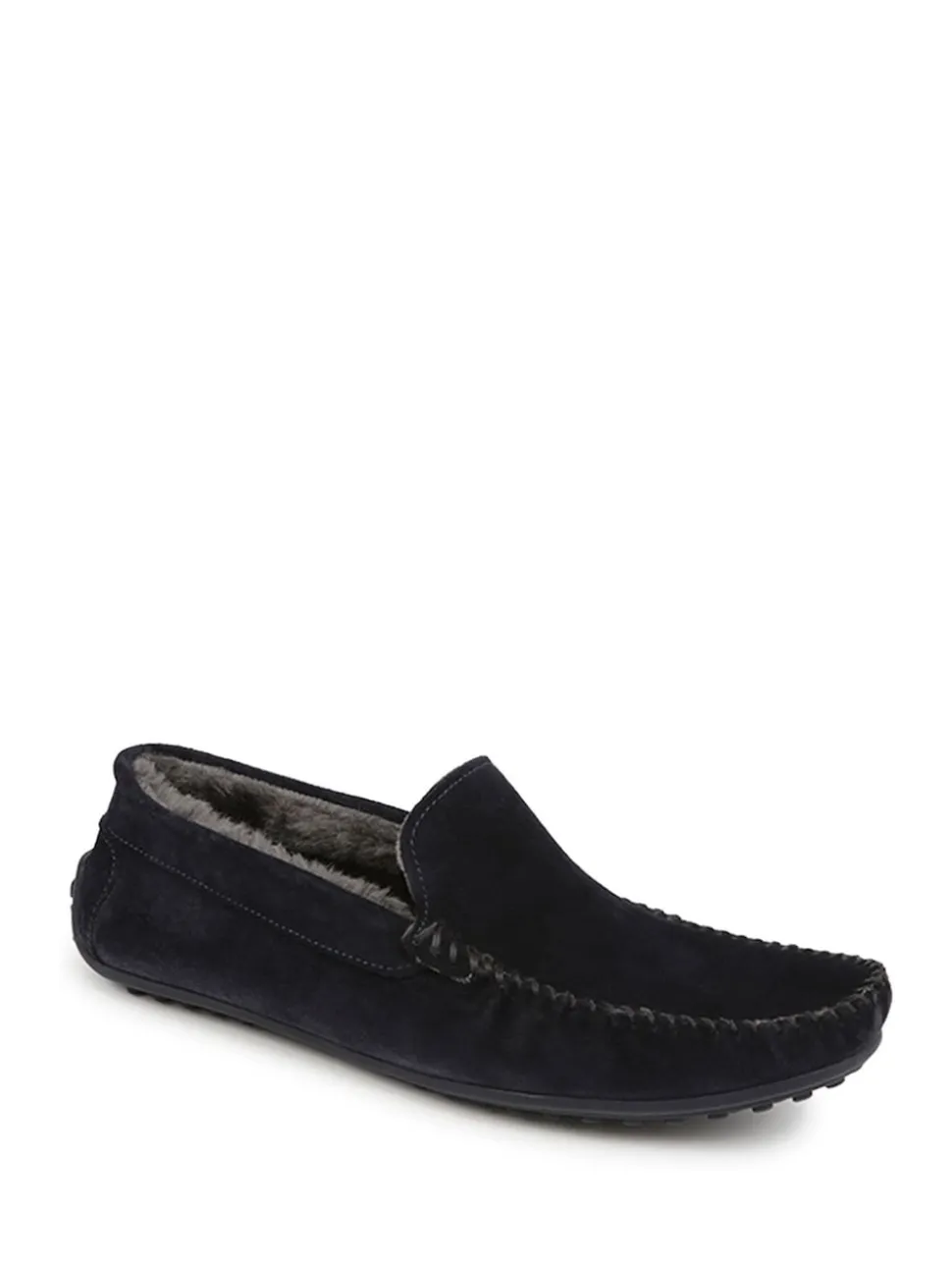 Jones Bootmaker Blue Zain Suede Slippers