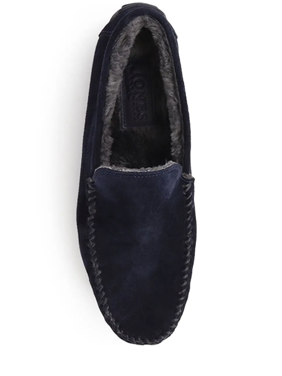 Jones Bootmaker Blue Zain Suede Slippers