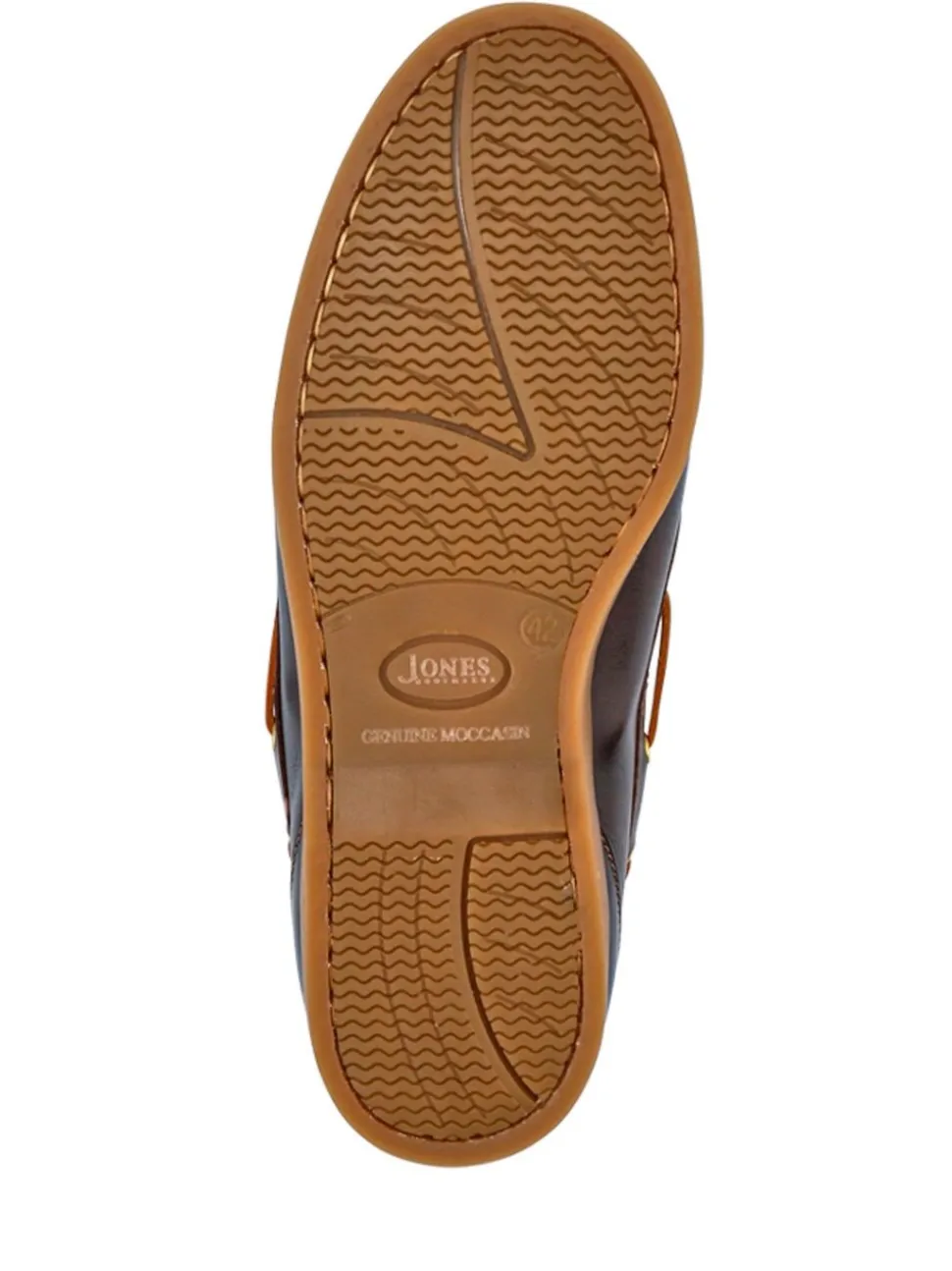 Jones Bootmaker Brown black Parsons Leather Boat Shoes