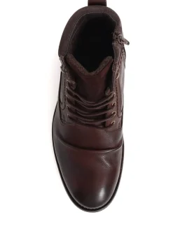 Jones Bootmaker Brown Docklands Leather Lace Up Boots