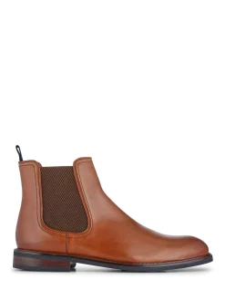 Jones Bootmaker Brown Eastbourne Leather Chelsea Boots