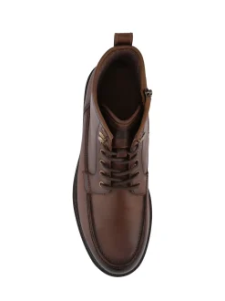 Jones Bootmaker Brown Essex Chunky Leather Boots