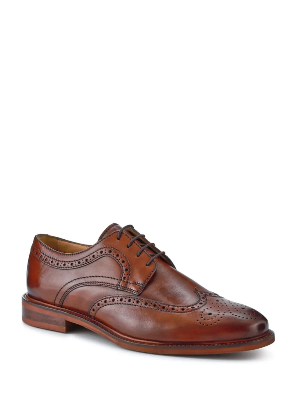 Jones Bootmaker Brown Light Longwood Suede Derby Brogues