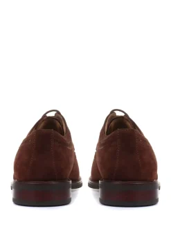 Jones Bootmaker Brown Longwood Suede Derby Brogues