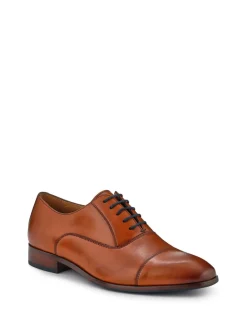 Jones Bootmaker Brown Marvin Leather Oxford Shoes