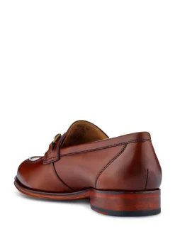 Jones Bootmaker Brown Reece Leather Loafers