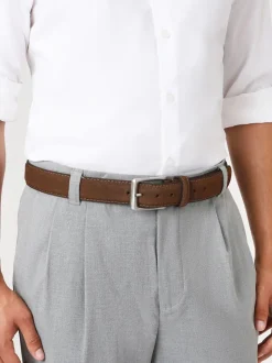 Jones Bootmaker Brown Unison Leather Belt