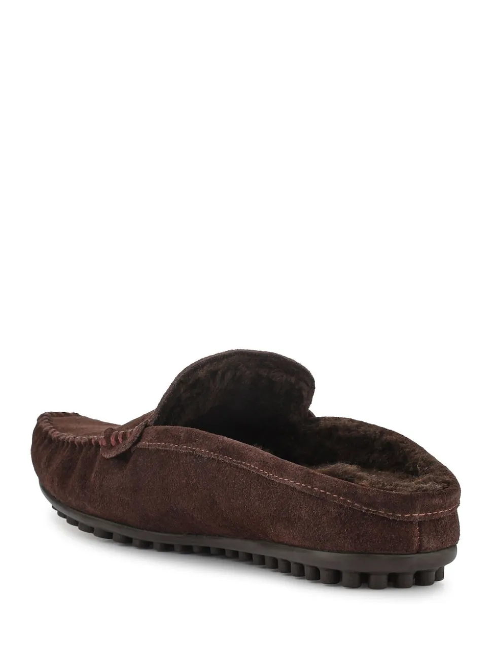 Jones Bootmaker Brown Zap Leather Mule Slippers