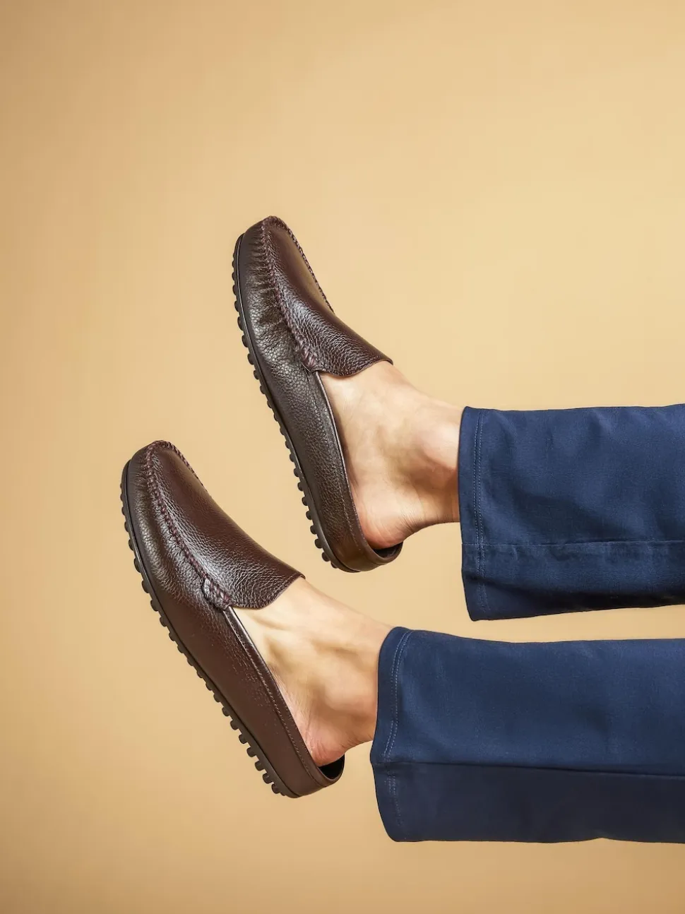 Jones Bootmaker Brown Zethan Full Slippers