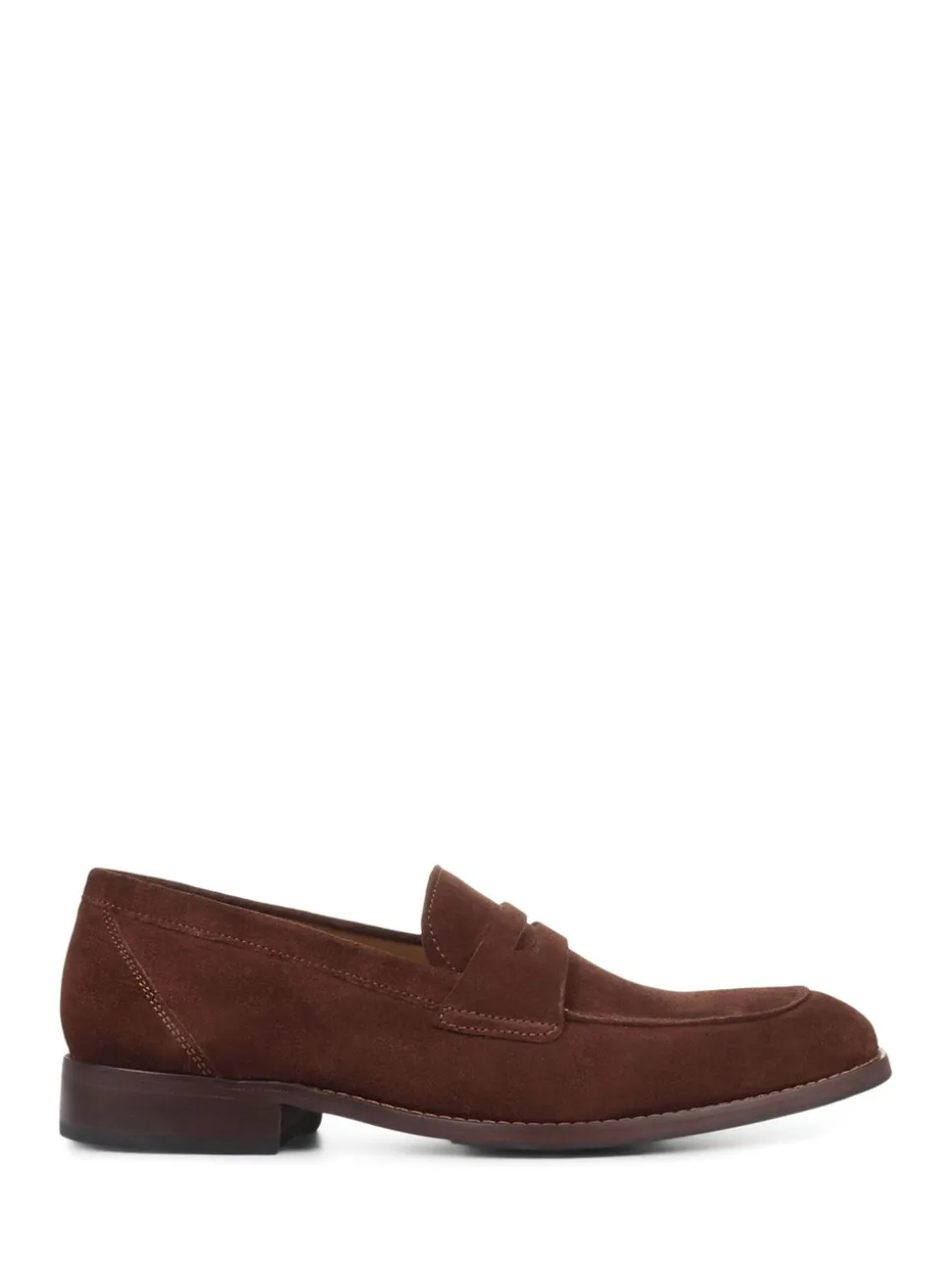 Jones Bootmaker Chestnut Brown Leather Penny Loafers
