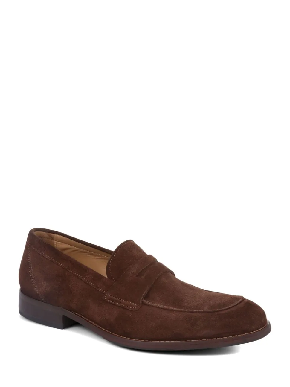 Jones Bootmaker Chestnut Brown Leather Penny Loafers