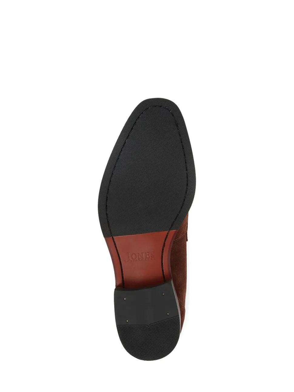 Jones Bootmaker Chestnut Brown Leather Penny Loafers