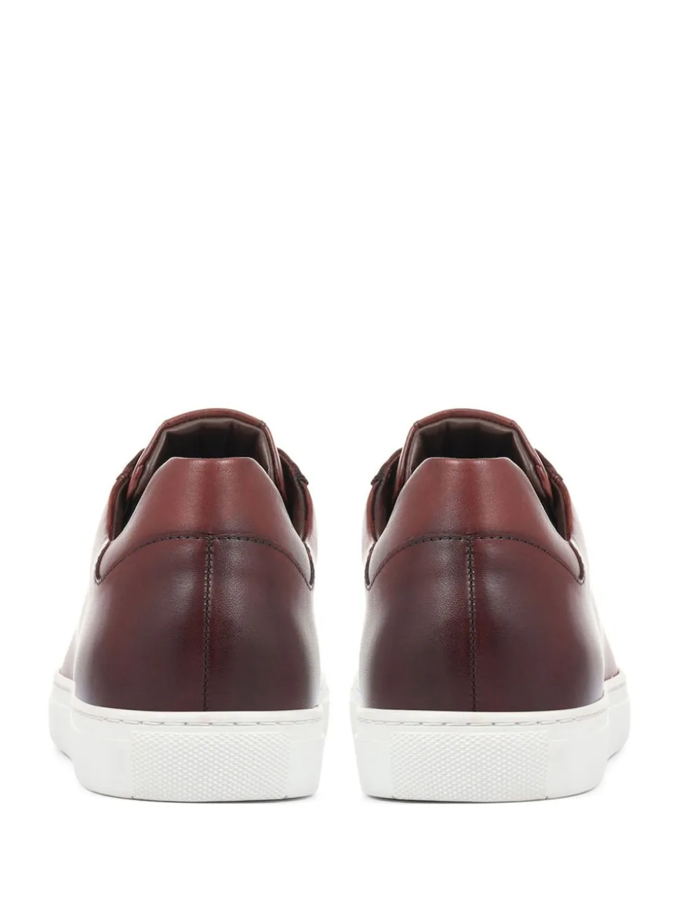 Jones Bootmaker Cognac Brown Simon Leather Mens Trainers