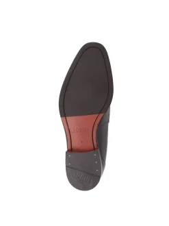 Jones Bootmaker Dark Brown Leather Penny Loafers