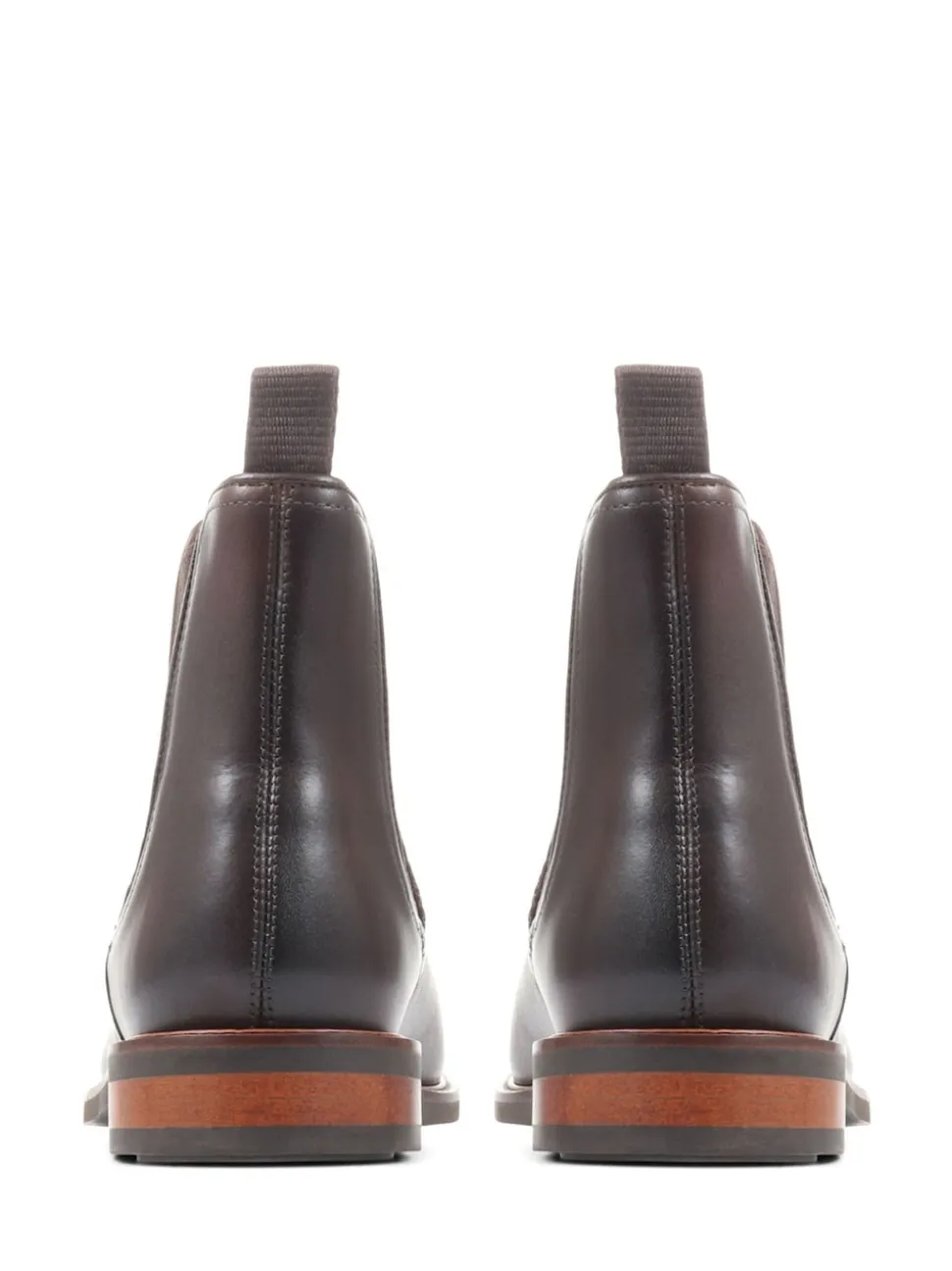 Jones Bootmaker Dark Brown Eastbourne Leather Chelsea Boots