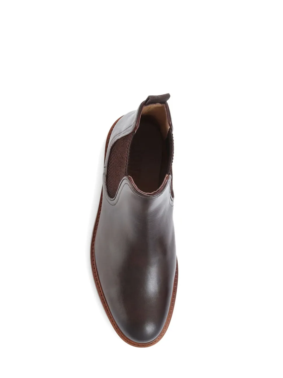 Jones Bootmaker Dark Brown Eastbourne Leather Chelsea Boots