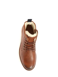 Jones Bootmaker Natural Mens Ealing Leather Ankle Boots
