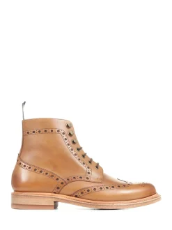 Jones Bootmaker Natural Natural Baker Street Goodyear Welt Ankle Boots