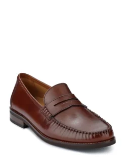 Jones Bootmaker Natural Quennell Leather Penny Loafers