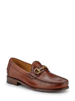 Jones Bootmaker Natural Roan Leather Slip-On Shoes