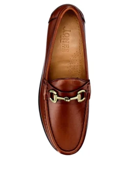 Jones Bootmaker Natural Roan Leather Slip-On Shoes