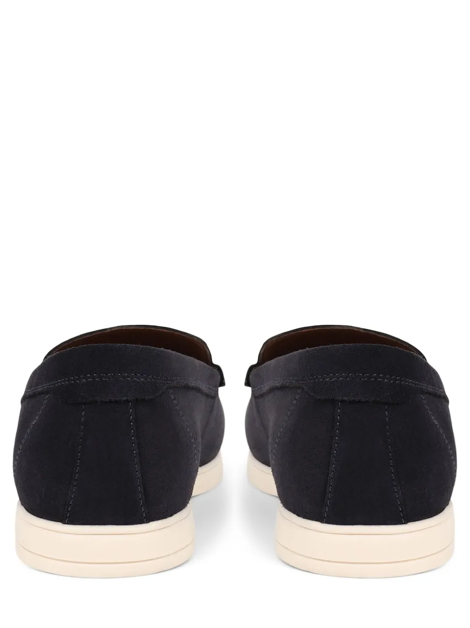 Jones Bootmaker Navy Suede Raiden Suede Loafers