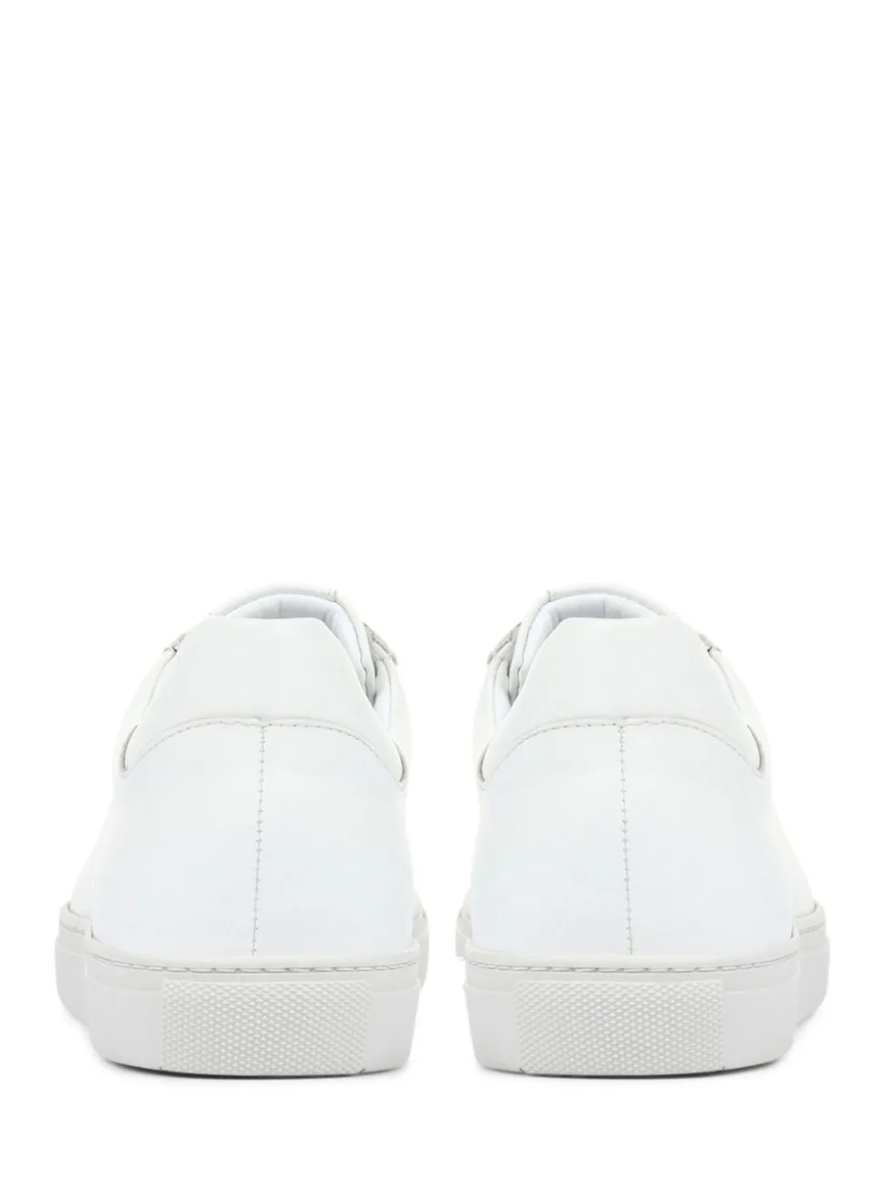 Jones Bootmaker White Regular Fit Mens Simon Leather Trainers