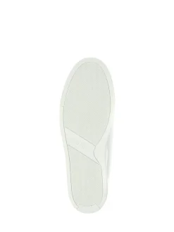 Jones Bootmaker White Regular Fit Mens Simon Leather Trainers