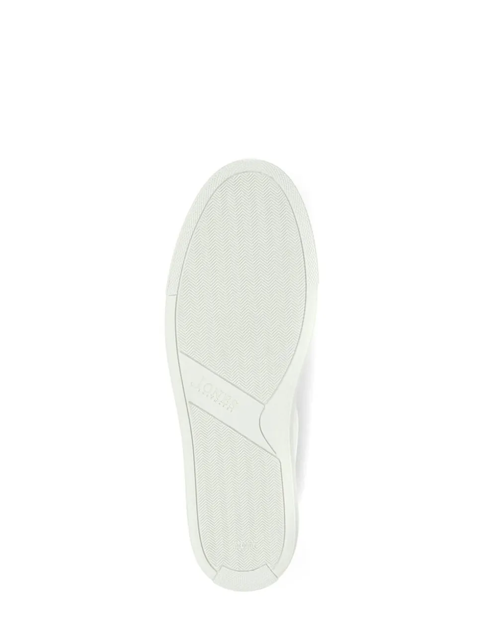 Jones Bootmaker White Regular Fit Mens Simon Leather Trainers