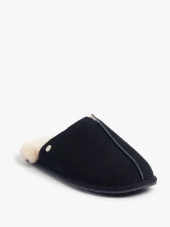 Just Sheepskin Blue Mens Jude Sheepskin Slipper