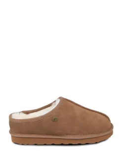 Just Sheepskin Brown Mens Louis Slippers
