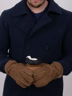 Just Sheepskin Brown Rowan Gloves