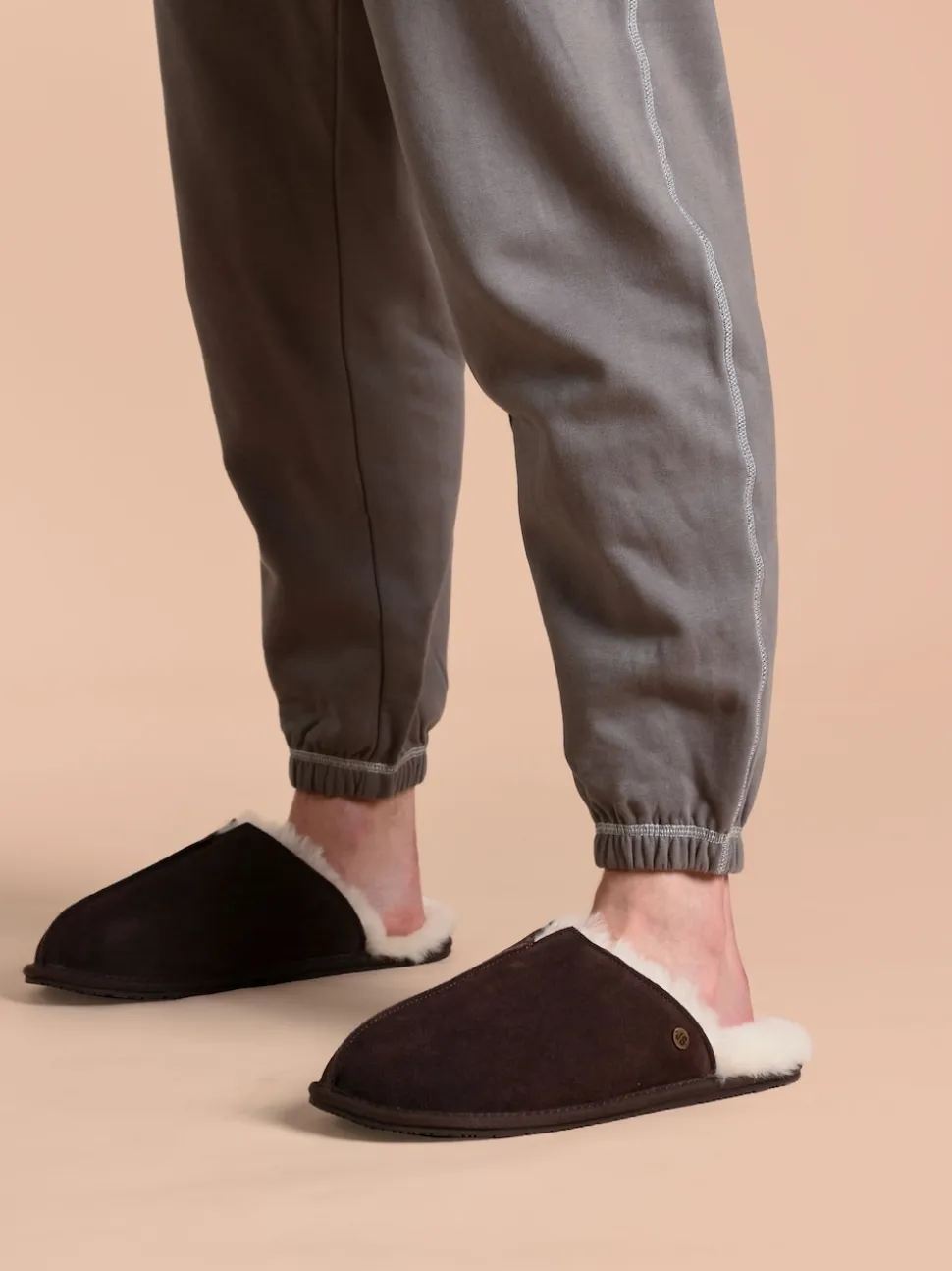 Just Sheepskin Mens Jude Sheepskin Slipper