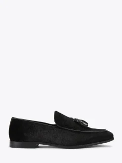 KG Kurt Geiger Black Curtis Velvet Shoes