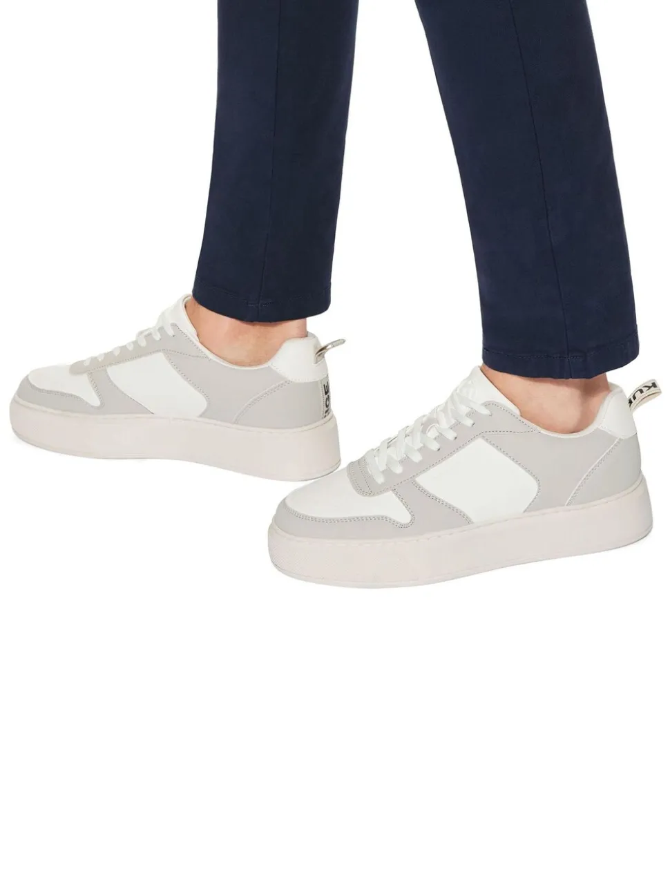 KG Kurt Geiger White Kinsley B Ball Trainers