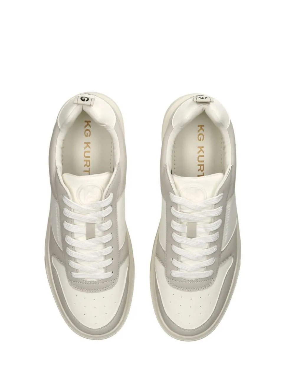 KG Kurt Geiger White Kinsley B Ball Trainers