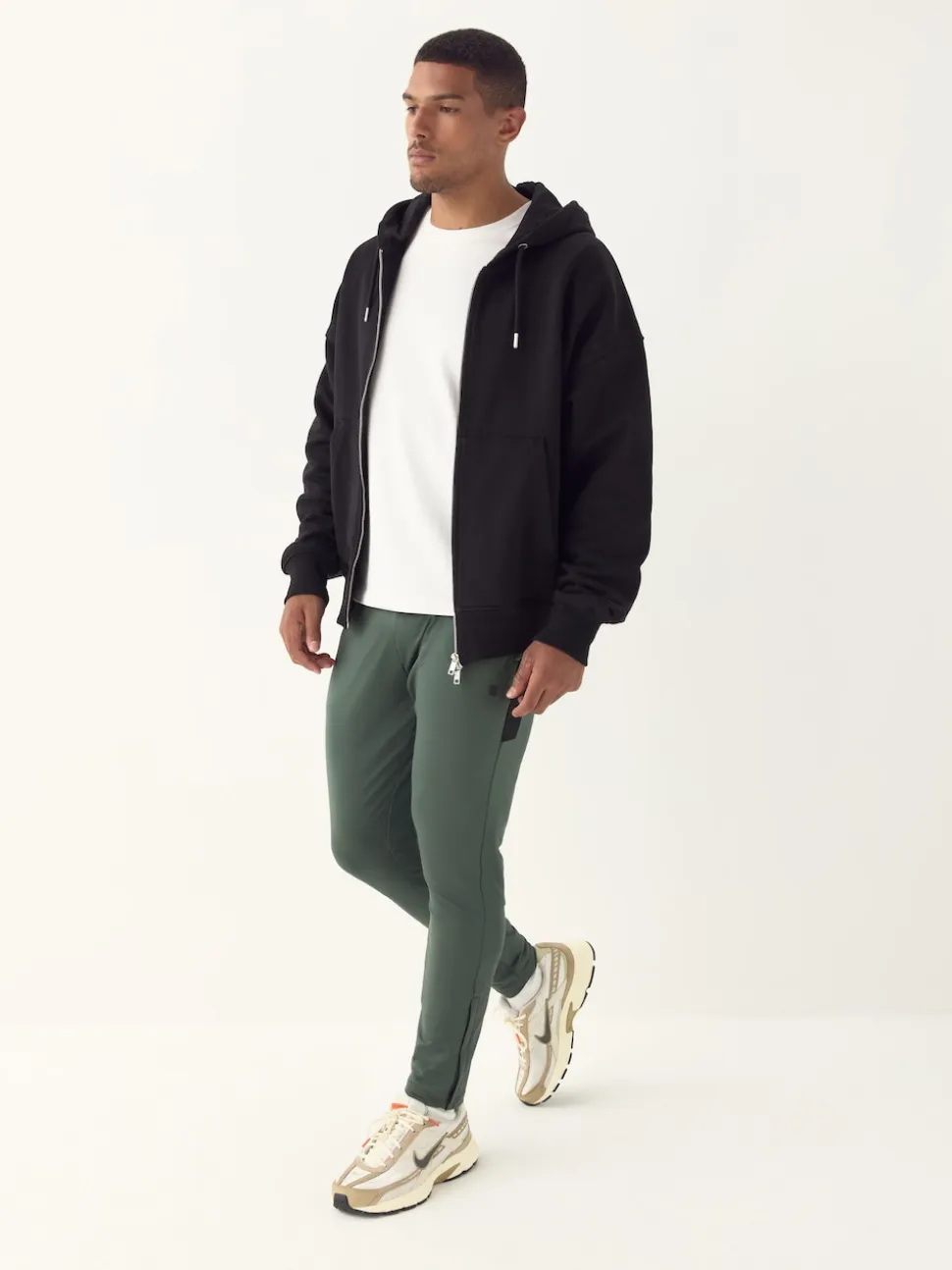 Khaki Green Active Gym Training Joggers