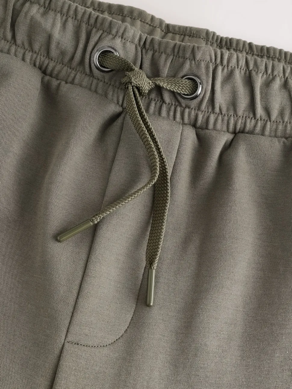 Khaki Green Signature Soft Touch Modal Slim Fit Cuffed Joggers